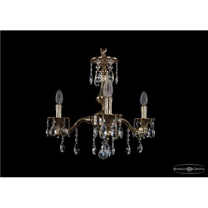 Чешская хрустальная люстра Bohemia Ivele Crystal 1710/3/160/A/GB