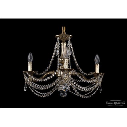 Чешская хрустальная люстра Bohemia Ivele Crystal 1710/4/160/C/GB