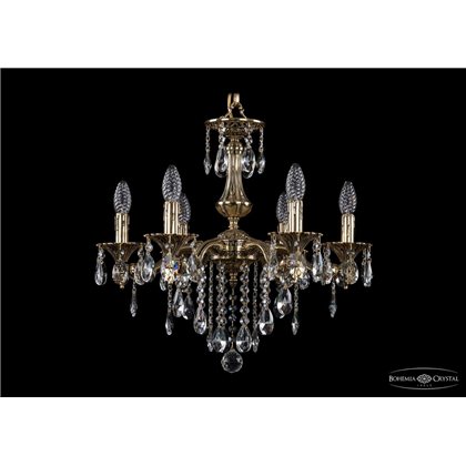 Чешская хрустальная люстра Bohemia Ivele Crystal 1710/6/160/B/GB