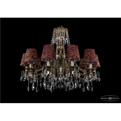 Чешская хрустальная люстра Bohemia Ivele Crystal 1771/10/220/A/GB/SH27