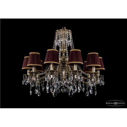 Чешская хрустальная люстра Bohemia Ivele Crystal 1771/10/220/A/GB/SH9B