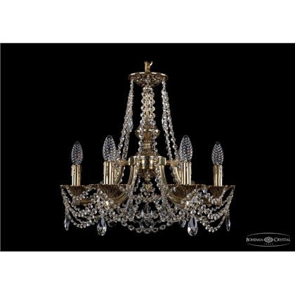 Чешская хрустальная люстра Bohemia Ivele Crystal 1771/6/150/C/GB