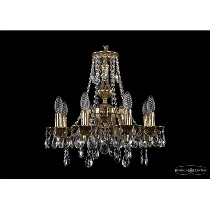 Чешская хрустальная люстра Bohemia Ivele Crystal 1771/8/150/A/GB