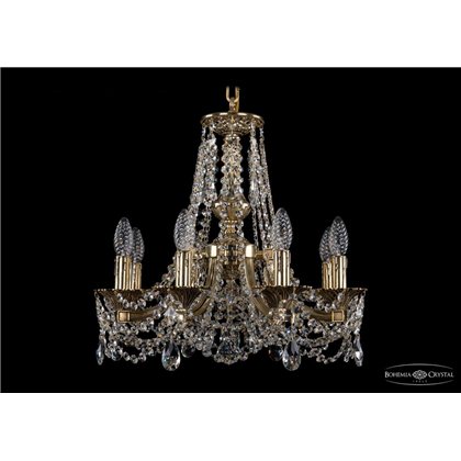 Чешская хрустальная люстра Bohemia Ivele Crystal 1771/8/150/C/GB