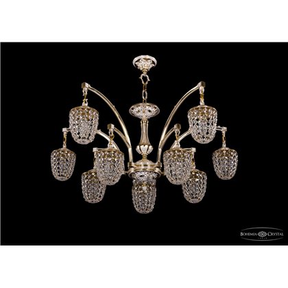 Чешская хрустальная люстра Bohemia Ivele Crystal 1772/10/342/GW