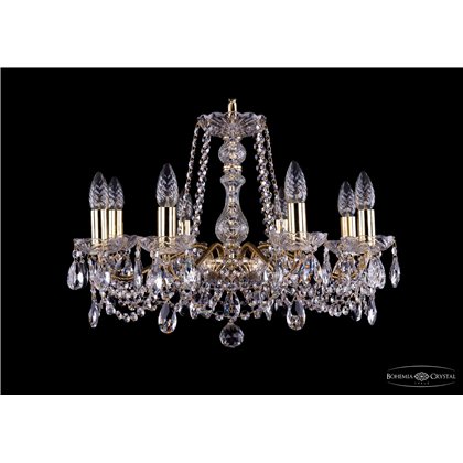 Чешская хрустальная люстра Bohemia Ivele Crystal 1214/8/200/G