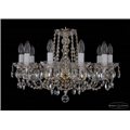 Чешская хрустальная люстра Bohemia Ivele Crystal 1402/10/195/G