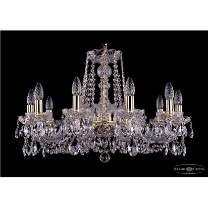 Чешская хрустальная люстра Bohemia Ivele Crystal 1402/10/240/G