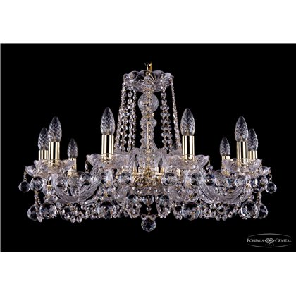 Чешская хрустальная люстра Bohemia Ivele Crystal 1402/10/240/G/Balls
