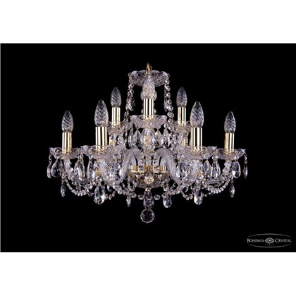 Чешская хрустальная люстра Bohemia Ivele Crystal 1402/6+3/195/G