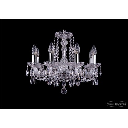 Чешская хрустальная люстра Bohemia Ivele Crystal 1402/8/160/Ni