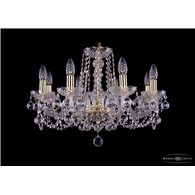 Чешская хрустальная люстра Bohemia Ivele Crystal 1402/8/195/G/Balls
