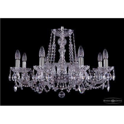 Чешская хрустальная люстра Bohemia Ivele Crystal 1402/8/240/Ni