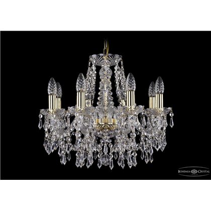 Чешская хрустальная люстра Bohemia Ivele Crystal 1403/8/160/G