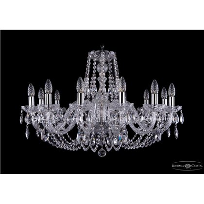 Чешская хрустальная люстра Bohemia Ivele Crystal 1406/12/300/Ni