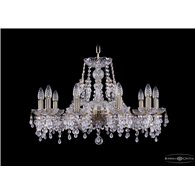 Чешская хрустальная люстра Bohemia Ivele Crystal 1410/10/240/Pa/V0300