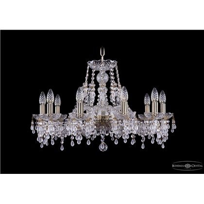 Чешская хрустальная люстра Bohemia Ivele Crystal 1410/10/240/Pa/V0300