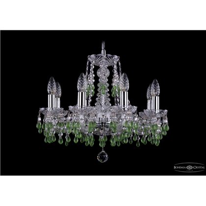 Чешская хрустальная люстра Bohemia Ivele Crystal 1410/6/160/Ni/V5001