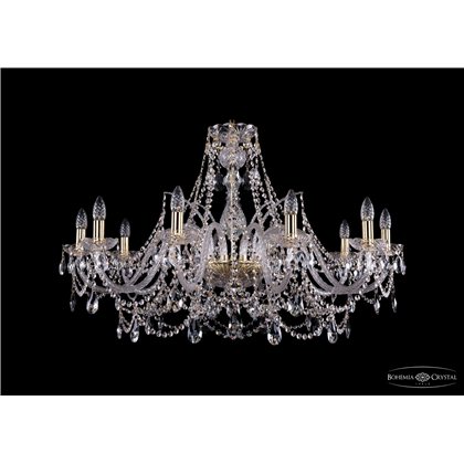 Чешская хрустальная люстра Bohemia Ivele Crystal 1411/10/360-66/G