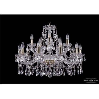 Чешская хрустальная люстра Bohemia Ivele Crystal 1413/10+5/300/Pa