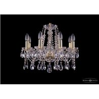 Чешская хрустальная люстра Bohemia Ivele Crystal 1413/8/165/G