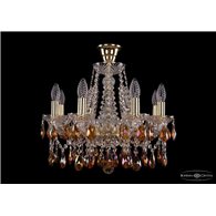 Чешская хрустальная люстра Bohemia Ivele Crystal 1413/8/165/G/K711