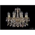 Чешская хрустальная люстра Bohemia Ivele Crystal 1413/8/165/G/M701