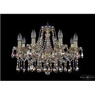 Чешская хрустальная люстра Bohemia Ivele Crystal 1413/8/200/G/M701