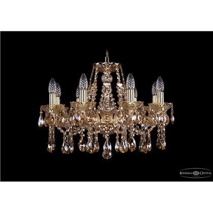 Чешская хрустальная люстра Bohemia Ivele Crystal 1413/8/200/G/M721