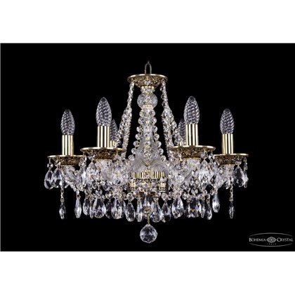 Чешская хрустальная люстра Bohemia Ivele Crystal 1613/6/165/GB