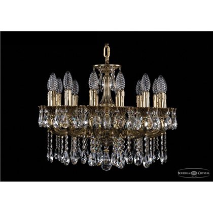 Чешская хрустальная люстра Bohemia Ivele Crystal 1701/14/A/GB