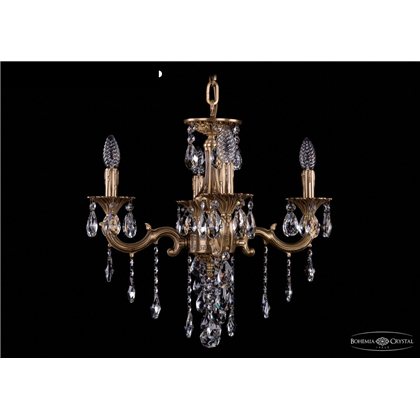 Чешская хрустальная люстра Bohemia Ivele Crystal 1701/4/B/FP