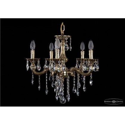 Чешская хрустальная люстра Bohemia Ivele Crystal 1701/5/B/GB