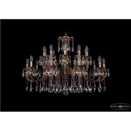 Чешская хрустальная люстра Bohemia Ivele Crystal 1702/10+10/335+150/A/FP