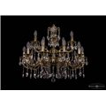Чешская хрустальная люстра Bohemia Ivele Crystal 1702/10+5/265+181/A/GB