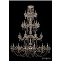 Чешская хрустальная люстра Bohemia Ivele Crystal 1702/16+8+8+8/335+265/C/GW