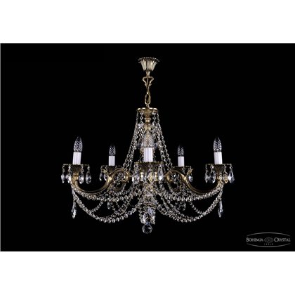 Чешская хрустальная люстра Bohemia Ivele Crystal 1702/5/C/GB