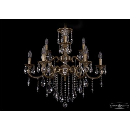 Чешская хрустальная люстра Bohemia Ivele Crystal 1702/6+3/265+181/B/FP