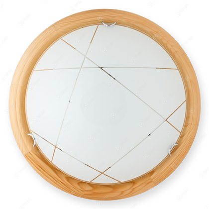 Настенно-потолочный светильник TOPLIGHT серия Karen артикул TL9013Y-02PN, глянцевый, сосна, E27, 2x60W, D36 см