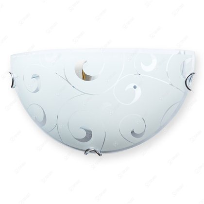 Настенно-потолочный светильник TOPLIGHT серия Kelly артикул TL9040Y-01WH, белый, бежевый, E27, 1x60W, D30 см