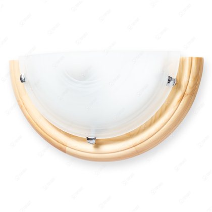 Настенно-потолочный светильник TOPLIGHT серия Irma артикул TL9070Y-01PN, бежевый, сосна, E27, 1x60W, D36 см