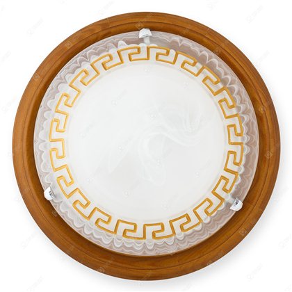 Настенно-потолочный светильник TOPLIGHT серия GIEN артикул TL9173Y-02OA, дуб,матовый, E27, 2x60W, D36 см