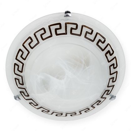 Настенно-потолочный светильник TOPLIGHT серия AMELIA артикул TL9182Y-03BR, коричневый,матовый, E27, 3x60W, D40 см