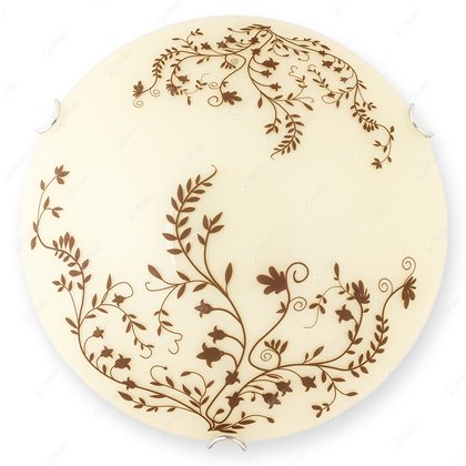 Настенно-потолочный светильник TOPLIGHT серия ALDOR артикул TL9192Y-02WH, бежевый,глянцевый, E27, 2x60W, D30 см