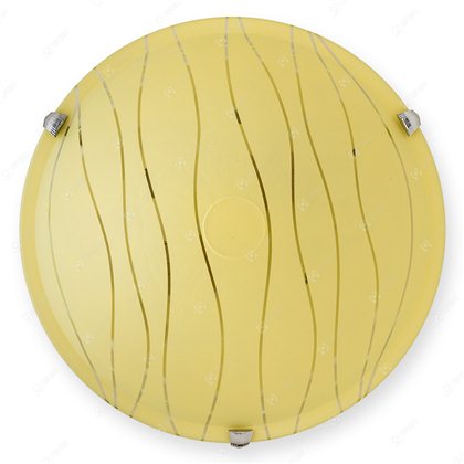Настенно-потолочный светильник TOPLIGHT серия XITHI артикул TL9291Y-02YE, желтый,матовый, E27, 2x60W, D30 см