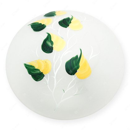 Настенно-потолочный светильник TOPLIGHT серия ENILU артикул TL9460Y-02OA, Бежевый,зеленый, E27, 2x60W, D22 см