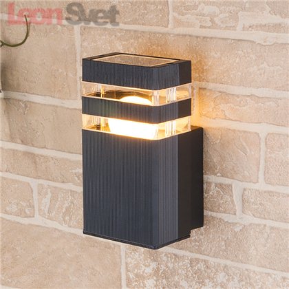 Настенный уличный светильник Techno black 7730 Elektrostandard