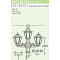 Уличный фонарь Anna Gigi Bisso E22.156.S21.VYE27 от Fumagalli